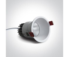15W LED įleidžiamas šviestuvas, baltas, 3000K, 10115FD/W/W