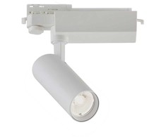 15W LED akcentinis šviestuvas į 3 fazių bėgelius HERCULES, baltas, 3000K, 3913-010W-3-S-24