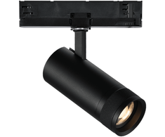 15W LED akcentinis šviestuvas į 3 fazių bėgelį EOS, juodas, 3000K, dimeriuojamas, 302942