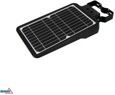 Bemko 15W LED gatvės šviestuvas su saulės baterija ir judesio davikliu, juodas, 4000K, IP65