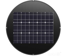 15W LED gatvės šviestuvas su saulės baterija LUVIA, juodas, 4000K, su judesio davikliu, IP54