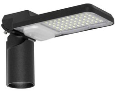 15W LED gatvės šviestuvas URBAN AREA, juodas, 6500K, 155°x80°