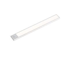 V-tac 1,5W LED įkraunamas linijinis paviršinis šviestuvas, 30cm, sidabro sp., 3000K, su judesio davikliu