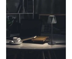 V-tac 1,5W LED įkraunamas stalo šviestuvas, juodas, 3000-6000K, dimeriuojamas
