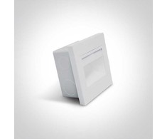 1,5W LED įleidžiamas sieninis šviestuvas, baltas, 3000K, 68007/W/W