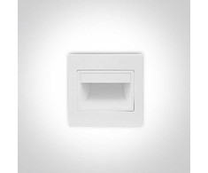 1,5W LED įleidžiamas sieninis šviestuvas, baltas, 3000K, 68007/W/W