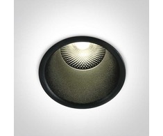 15W LED įleidžiamas šviestuvas, juodas, 3000K, 10115FD/B/W