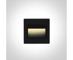 1,5W LED įleidžiamas šviestuvas, juodas, 3000K, 68007/B/W