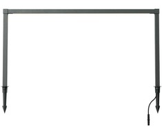 15W LED įsmeigiamas lauko šviestuvas BARRIER, tamsiai pilkas, 3000K, IP65, 90621