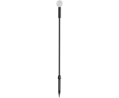 1,5W LED įsmeigiamas šviestuvas TWIGGY, juodas, 3000K, IP65, 348360