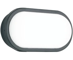 15W LED lubinis fasado šviestuvas SHELLY, antracito sp., CCT, IP65