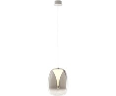 15W LED pakabinamas šviestuvas DROP, juodos/dūmų sp., 3000K, 01-3630