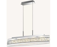 15W LED pakabinamas šviestuvas FRANCO, chromo/baltos sp., 3000K