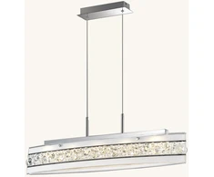 15W LED pakabinamas šviestuvas FRANCO, chromo/baltos sp., 3000K