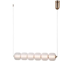 15W LED pakabinamas šviestuvas GANTI, aukso/baltos sp., 3000K