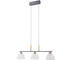 15W LED pakabinamas šviestuvas MONTIELA, juodos/aukso/baltos sp., 3000K