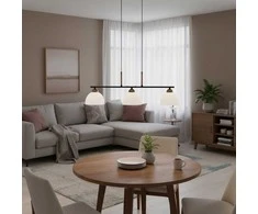 15W LED pakabinamas šviestuvas MONTIELA, juodos/aukso/baltos sp., 3000K