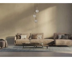 15W LED pakabinamas šviestuvas STRELA, aukso/gintaro sp., 3000K