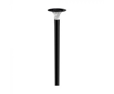 V-tac 15W LED pastatomas lauko šviestuvas su saulės baterija ir judesio davikliu, juodas, 4000/6000K, IP65