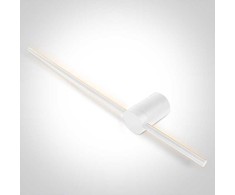 15W LED reguliuojamas sieninis šviestuvas, baltas, 3000K, 65148B/W/W