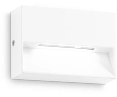 Sieninis šviestuvas Ideal Lux 1,5W LED sieninis fasado šviestuvas DEDRA, baltas, 3000K, IP65, 316901