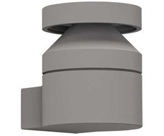 Sieninis šviestuvas 15W LED sieninis fasado šviestuvas, pilkas, 3000K, IP65, E474