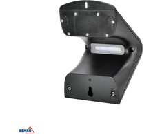 Sieninis šviestuvas Bemko 1,5W LED sieninis fasado šviestuvas su saulės baterija ir judesio davikliu, juodas, 4000K, IP65