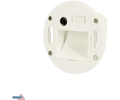 1,5W LED sieninis įmontuojamas šviestuvas laiptų apšvietimui SYNTO, baltas, 3000/4000/5700K, be dangtelio, su judesio davikliu