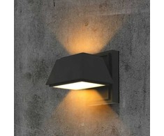 V-tac 15W LED sieninis lauko šviestuvas, juodas, 4000K, šviečia į viršų ir į apačią, IP65