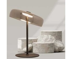 Bikuva.lt 15W LED stalo šviestuvas, juodu korpusu, 3000K, pakreipiamas gaubtas, 23054