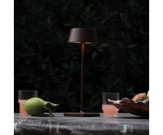Ideal Lux 1,5W LED stalo šviestuvas PURE, kavos sp., 3000K, dimeriuojamas, IP54, 311661