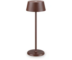 Ideal Lux 1,5W LED stalo šviestuvas PURE, kavos sp., 3000K, dimeriuojamas, IP54, 311661