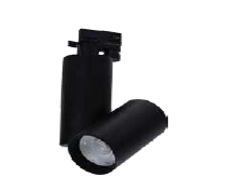 V-tac 15W LED šviestuvas į 3 fazių bėgelius, juodu korpusu, 6400K