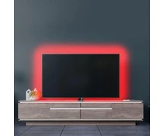 V-tac 15W/m LED juosta, RGB+3IN1, IP65, 5 metrų ritė, su nuotolinio valdymo pulteliu, valdikliu ir užmaitinimu
