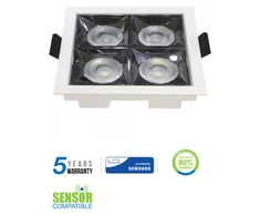 16W įleidžiamas šviestuvas, 4000K, baltas, SAMSUNG LED CHIP