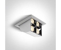 16W LED įleidžiamas pakreipiamas šviestuvas, baltas, 3000K, 51406B/W/W