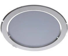 16W LED įleidžiamas šviestuvas LUXRAM, chromo sp., 4000K