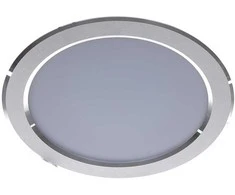 16W LED įleidžiamas šviestuvas LUXRAM, chromo sp., 4000K
