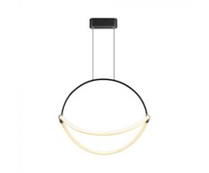 V-tac 16W LED pakabinamas šviestuvas, juodas, 4000K