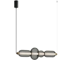 16W LED pakabinamas šviestuvas MARCO, juodas, 3000K