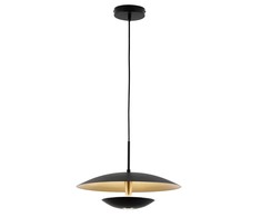 Viokef 16W LED pakabinamas šviestuvas MONICA, juodos/aukso sp., 3000K, 4242200