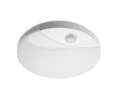 Lubinis šviestuvas GTV 16W LED plafonas LOGOS, baltas, 4000K, su judesio davikliu
