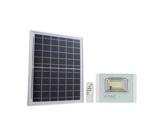 V-tac 16W LED prožektorius su saulės baterija, baltas, 6400K