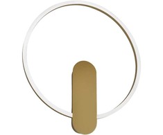 16W LED sieninis šviestuvas ZAKLIN, šlifuoto aukso sp., 3000K, 4340501