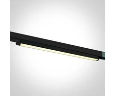 Bikuvalt 16W LED šviestuvas į 3 fazių bėgelius, juodas, 3000/4000/5000K, 65018T/B/V