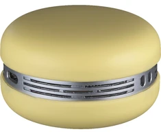 1,75W LED šviestuvas - garsiakalbis SMART MACARON, geltonas, su baterija, dimeriuojamas