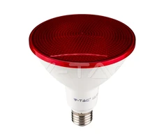 17W LED lemputė V-TAC, E27, raudona
