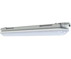 Lubinis šviestuvas 17W LED linijinis šviestuvas DAMP PROOF ECO 3TH, pilkas, 5700K, 120°, 605mm, IP65