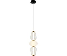 17W LED pakabinamas šviestuvas SHINY, baltos/juodos/bronzos sp., 3000K, 4303900
