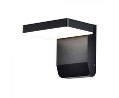Sieninis šviestuvas V-tac 17W LED sieninis lauko šviestuvas, juodas, 4000K, IP65